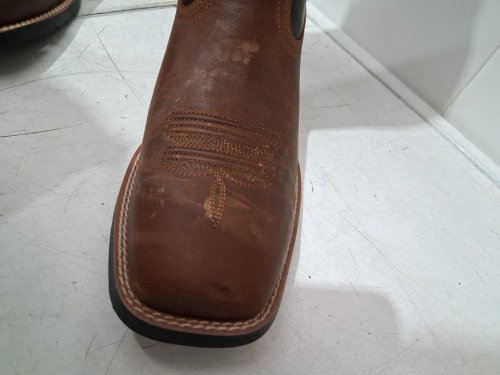 men's ariat Sport Rustler Western Boot - size 8.5 (extra wide) - Brute Brown/Tack Room Black (style: 10025127) image 7