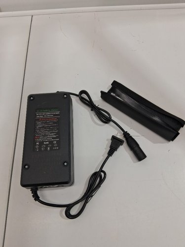 Fast Charger with Cannon/XLR Plug for 72V Lithium Battery, with Cooling System  - 84V 5A - black (model:72v5a) image 2