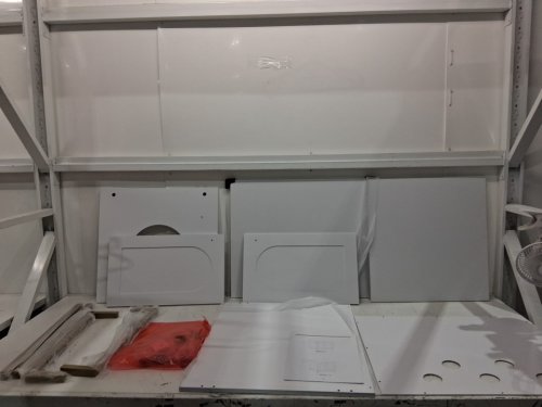 Hzuaneri Cat Litter Box Enclosure - 24" x 23.6" x 19.6" - white (MODEL:cb81203g) image 4
