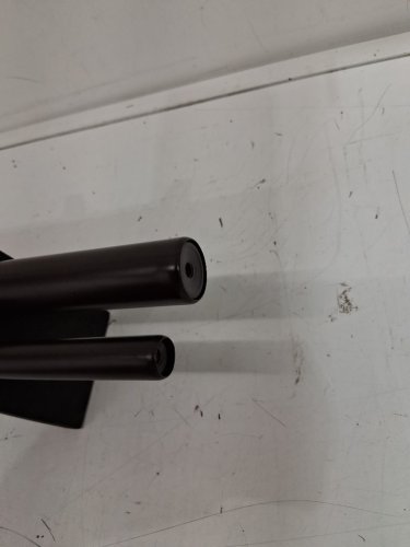 VIMAYTA Double Curtain Rods with Solid Aluminum Alloy Brackets for living room - 36-72" - MATTE BROWN image 5