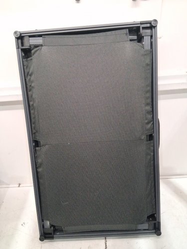 bps foldable 6-Compartment Camp Cupboard - 31.5" x 33" x 20" - black/grey image 8