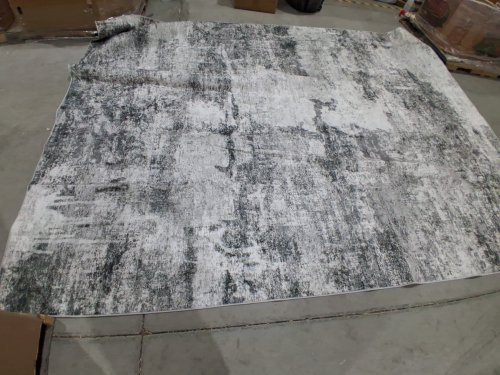 dmoyest abstract farmhouse large soft indoor area rug - 9ft x 12ft - grey image 4