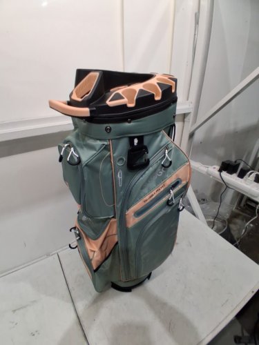 GOGOLF Golf Cart Bag Molded Lock Top Golf Bag w/14-Way Full Length Dividers - PINK/GREY (MODEL: SP38456JU) image 3
