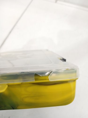 BPS EXTREME SERIES UTILITY TACKLE BOX - 10" x 7" x 1" - Yellow image 4