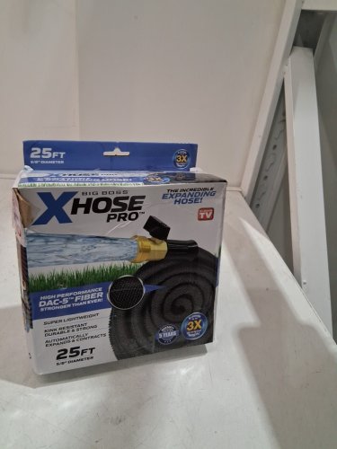 BIG BOSS XHOSE PRO HEAVY DUTY KINK FREE EXPANDABLE STANDARD GARDEN HOSE - 25FT - BLACK image 2