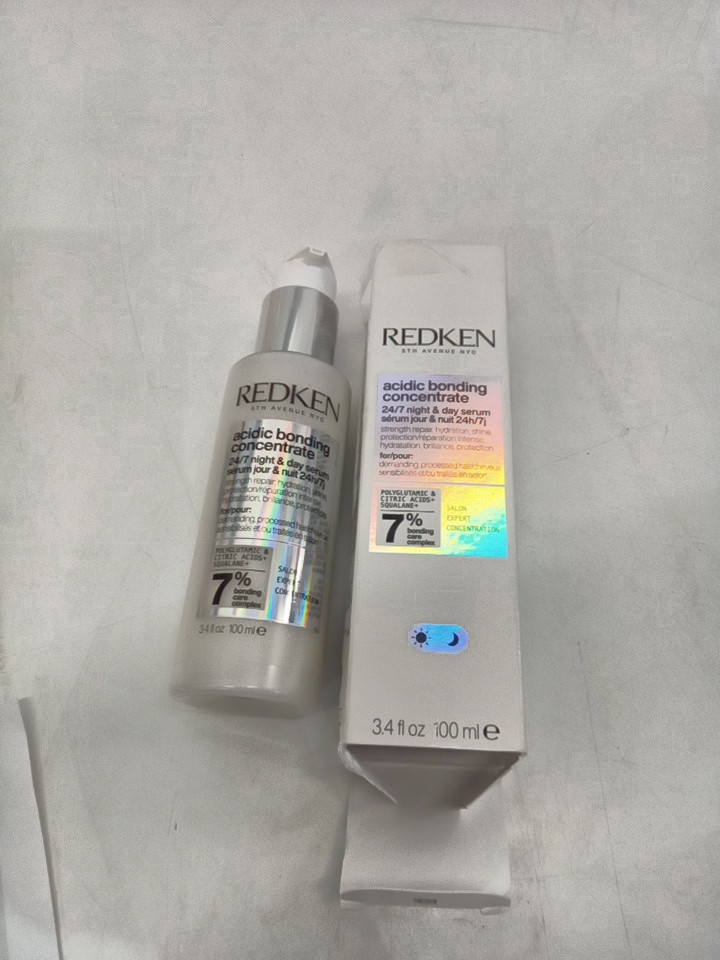 redken Acidic Bonding Concentrate 24/7 Night and Day Serum- 7% bonding - 100ml image 2