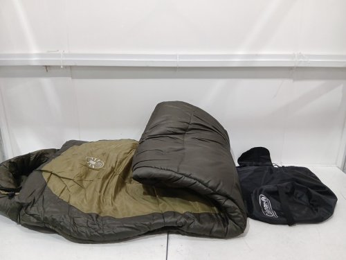 COLEMAN NORTH RIM COLD-WEATHER MUMMY SLEEPING BAG with adjustable hood - 6FT 2" x 32" x 82" - minus 17°C - OLIVE GREEN (model: 2205651) image 3
