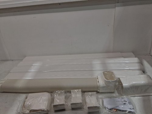 Air Jade Mini Split Line Set Cover Kit, Decorative PVC Line set Cover for Mini Split Air Conditioner Heat Pump System - 16.5' FEET image 4