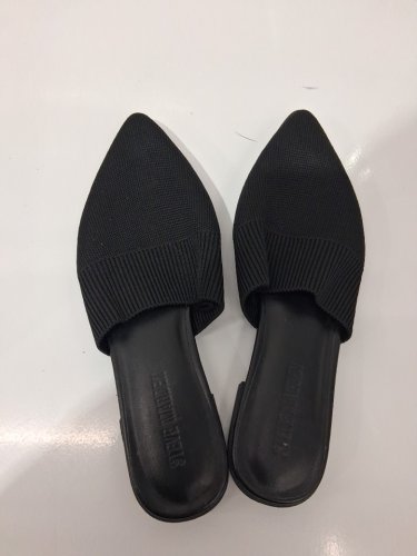 womens Steve madden Knit Slide sandal- size 9- black (style: 19653732) image 2
