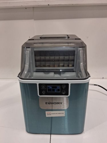 EUHOMY Ice Cube Maker Machine - 45Lbs/Day - Silver/Black (Model: IM004-CSI-CAEH / IM-FP) image 3