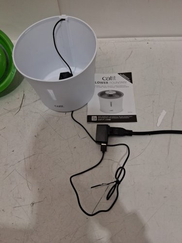 CATIT SENSES 2.0 DAISY FLOWER CAT WATER FOUNTAIN - 3L - GREEN/WHITE (MODEL: 43742W) image 4