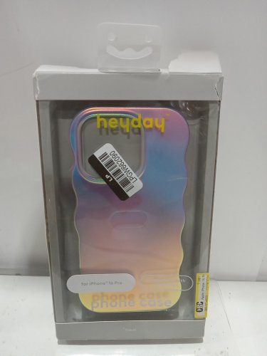 Heyday phone case for iPhone 16 compatible with MagSafe - Wavy Iridescent (model: 080 07 7969) image 2