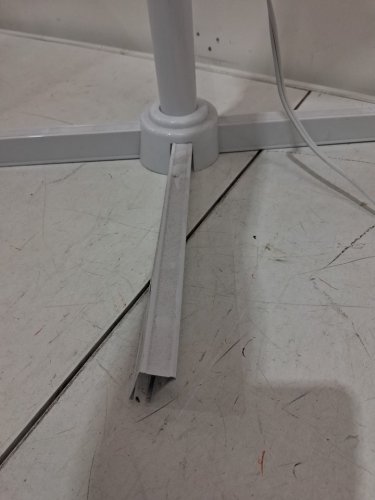 Tooltech 3-Speed oscillating pedestal fan - 16" - white (model: 100077) image 4