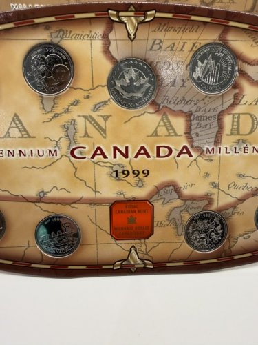13PC The Royal Canadian Mint Millennium Canada 1999 Coin Collection image 4