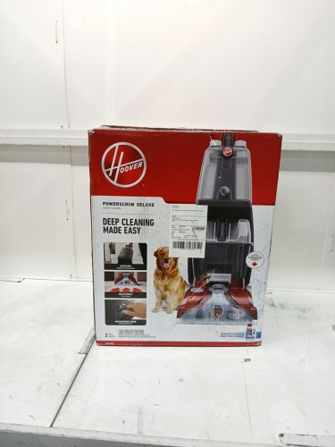 HOOVER POWER SCRUB DELUXE CARPET CLEANER/SHAMPOOER - RED (MODEL: FH50150VCD) image 2