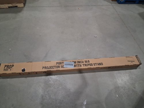 PROPVUE 100" PROJECTOR SCREEN, with ADJUSTABLE TRIPOD STAND - 16:9 RATIO - BLACK (MODEL: BPS100-169-TSB) image 2