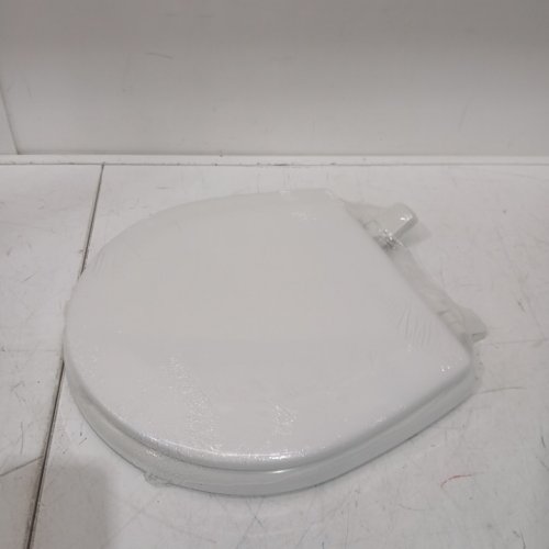 BEMIS MARINE ENAMELED WOOD ROUND TOILET SEAT, 14.2" x 13" - WHITE (MODEL: TC50TT 000) image 3
