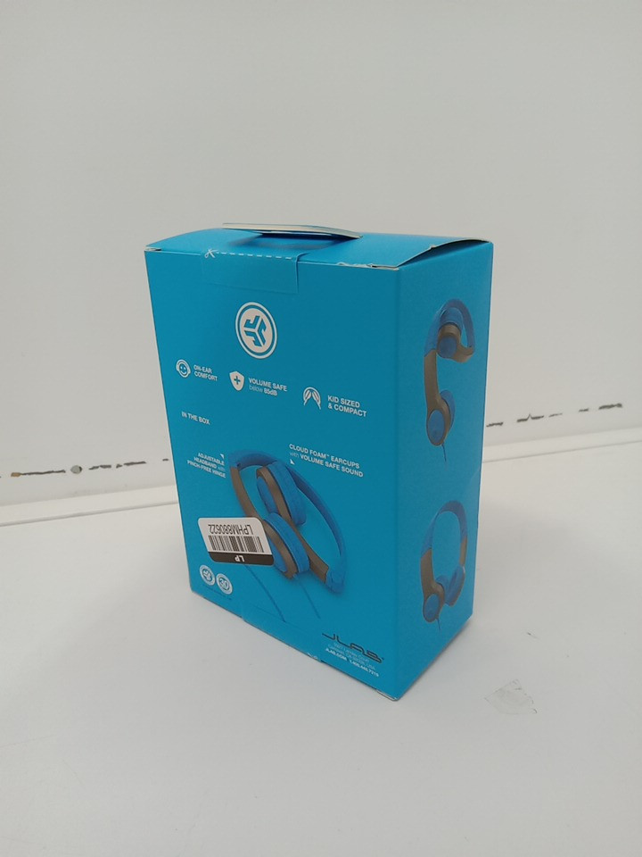 Kids JLab JBuddies Studio On-Ear Wired Headphones - blue/graphite (Model: HJBUDDIES2RBLU6) image 3