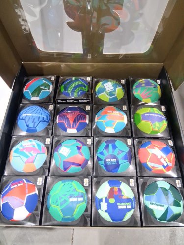 16pc fifa world cup 2026 host cities soccer ball set in display box - size 1(mini) - assorted (model: 1872202) image 3