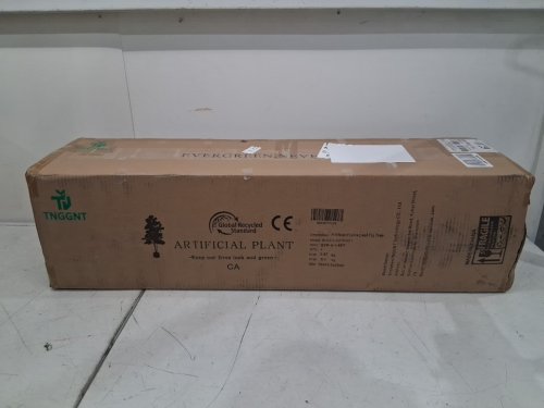TNGGNT Artificial FIDDLE FICUS LYRATA PLANT - 6FT - BLACK (MODEL:  b-cca-qyr-6ft) image 2