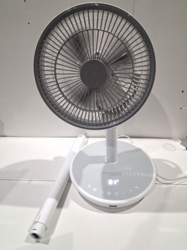 Woozoo 360° Pedestal 12-SPEED Air Circulator - ADJUSTABLE HEIGHT 21" TO 40" - WHITE (Model: STF-360DC/1747373) image 3