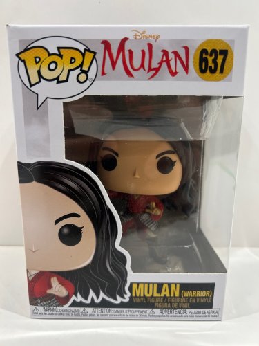 Funko pop! Disney mulan - mulan (warrior) vinyl figure (#637) image 2