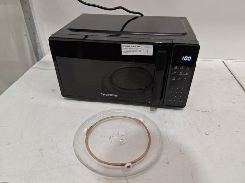 CHEFMAN Countertop Microwave Oven - 0.7 CU.FT./20L - Black (Model: RJ55-7-V2-CA) image 2