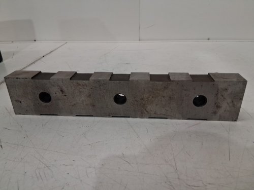 heavy duty industrial alligator shear blade for shearing machine - 12" x 2.25" - silver image 3