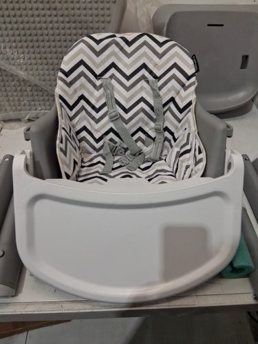 HONEY JOY 8 in 1 Convertible High Chair - wave grey image 4