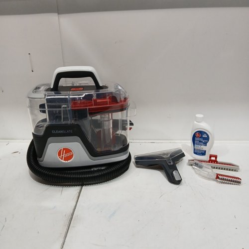 Hoover cleanslate portable carpet & upholstery spot cleaner and stain remover - 40oz dual tanks - red/grey (model: fh14001vcd) image 3