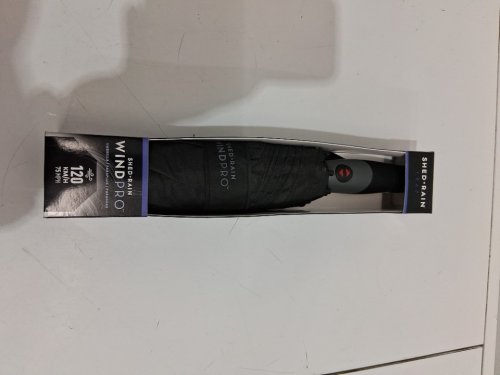 SHED RAIN WINDPRO ARC UMBRELLA - 46" - BLACK (MODEL: 1550207) image 2