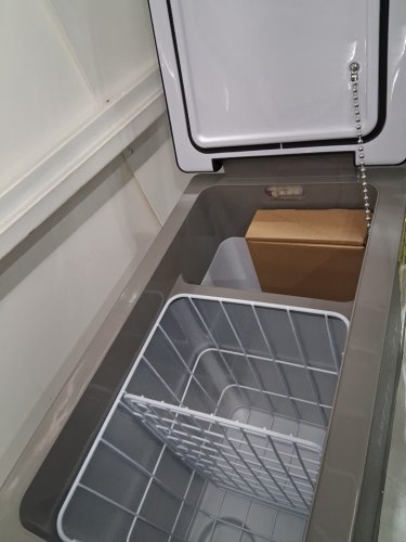 euhomy 12V portable cooler/freezer for camping or home with app control - 59qt -4F~68F - black & grey (model: cf-55) image 7