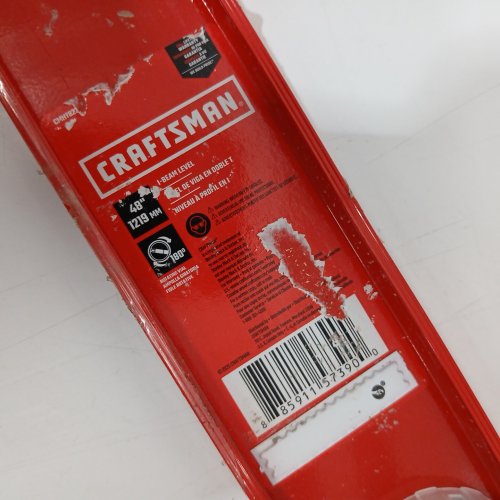 craftsman i-beam level - 48" - red - (model: CMHT82345) image 3