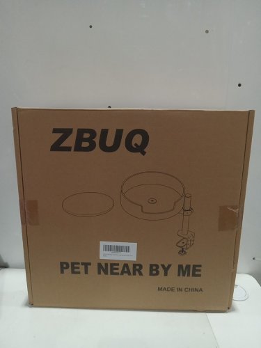 ZBUQ PET NEAR BY ME round wooden CAT BED FOR DESK with faux fur lining - adjustable & rotating - brown/black (model: O8XTH) image 4