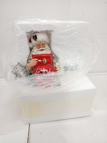 Possible Dreams Shiny and Bright Santa Christmas Figurine - 9" (Model: 6017808) image 3