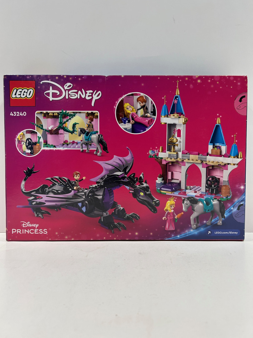 583pc Lego - Disney - maleficent’s dragon form and Aurora’s castle (43240) image 4