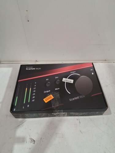 Focusrite Scarlett 18i20 4th Gen USB Audio Interface - Red/Black - (Model: AMS-SCARLETT-18I20-4G) image 3