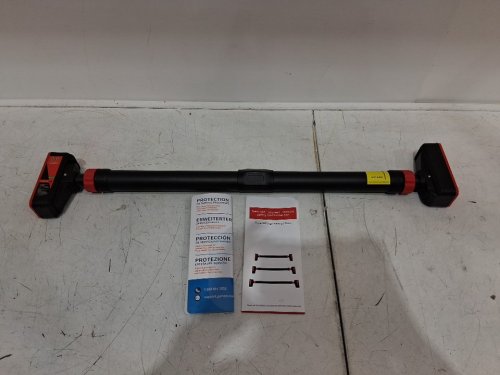 Garvee Doorway No Screws Pull-up Bar with Locking Mechanism - 440LBS MAX CAP - 29" to 44" - Black/Orange (Model: POU_09V5ZGTT) image 3