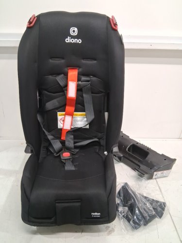 DIONO C11 RADIAN 3R 3-IN-1 CONVERTIBLE REAR/FORWARD FACING CAR SEAT - UP TO 10 YEARS - 120LBS CAP - JET BLACK (MODEL: 50620-NA-01) image 4