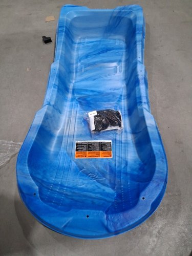 Pelican mega utility glider multi purpose sled, transport or play - 48"  - Blue/white image 2