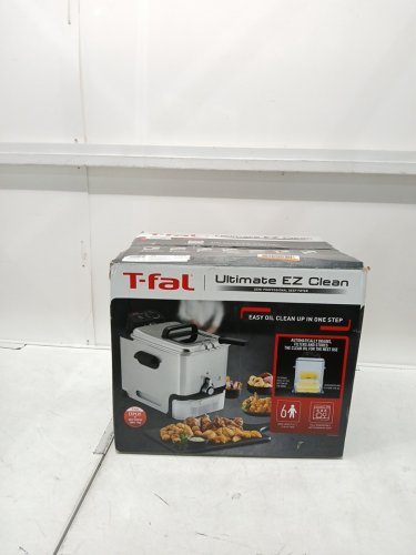 T-fal EZ Clean Deep Fryer, Low Odor XL Deep Fat Fryer - 3.5L - black/silver (model: serie f58-m1) image 2