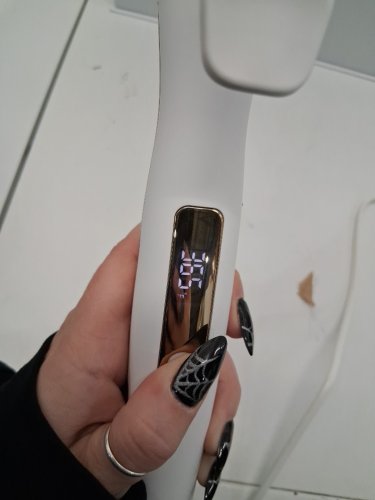 KRISTIN ESS SOFT BLEND CURLING IRON - 2" - WHITE/GOLD - (MODEL:KES0193) image 7