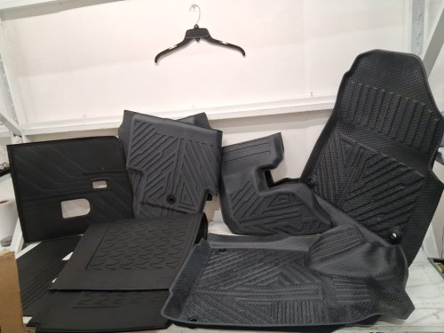 7PC 3W Floor Mats Full Set with Cargo & Backrest Mats for Acura MDX 2022-2026 - image 3