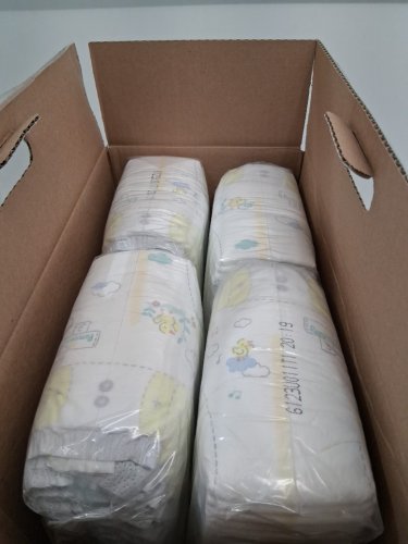132PK PAMPERS SWADDLERS DIAPERS - SIZE 3 (13LB - 26LB) image 3