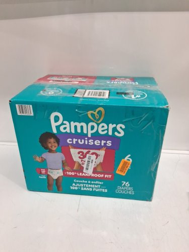 63pk PAMPERS CRUISERS 360 - SIZE 6 (35+LBS) image 2