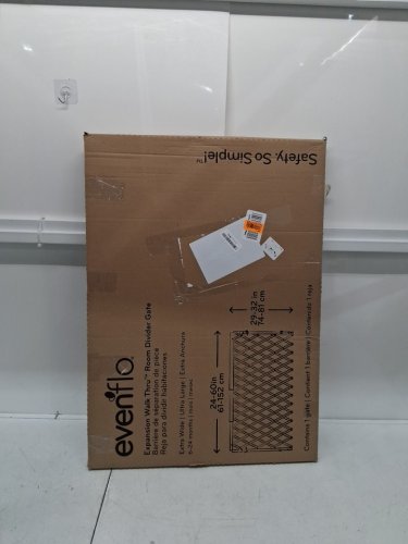 EVENFLO EXPANSION WALK THRU ROOM DIVIDER GATE, EXTRA WIDE AND ULTRA LARGE, FITS OPENINGS 24"-60"W x 29"-32"H - TAN (MODEL: 1602100) image 2