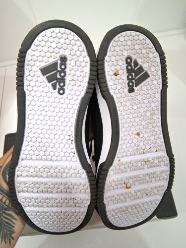 KID'S ADIDAS TENSAUR SPORT 2.0 SPORTSWEAR SHOE - SIZE 3 - WHITE/BLACK (style: JQ2872 1927856) image 3