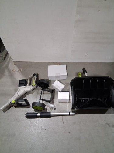 DEKOPRO ELECTRIC CORDLESS SNOW SHOVEL WITH 2 BATTERIES AND CHARGER- 17" 40V- GREY/GREEN/BLACK ( MODEL: DKPGSRA017B1) image 2