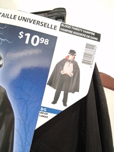 4PC BOYS PARTYHOLIC BLOOD THIRSTY VAMPIRE COSTUME SET - ONE SIZE - BLACK / RED image 4