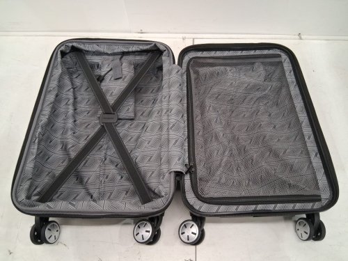 2pc Samsonite Omni 2 Hardside Expandable Spinner Luggage suitcase with telescopic handles - 22" & 24" - Solid Charcoal grey (model: 138449-3386) image 13